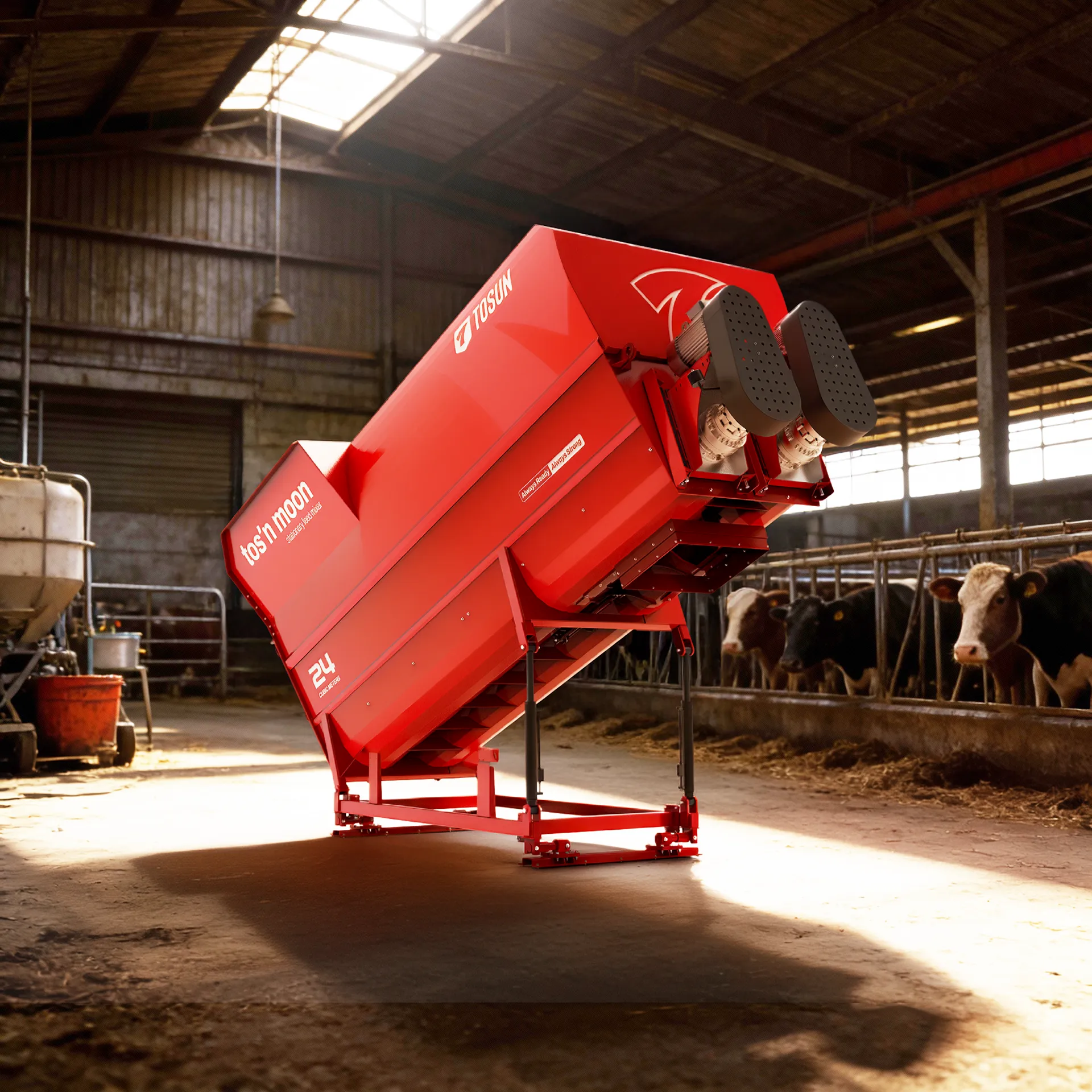 Tos'n Moon Sabit Yem Karma Makinesi