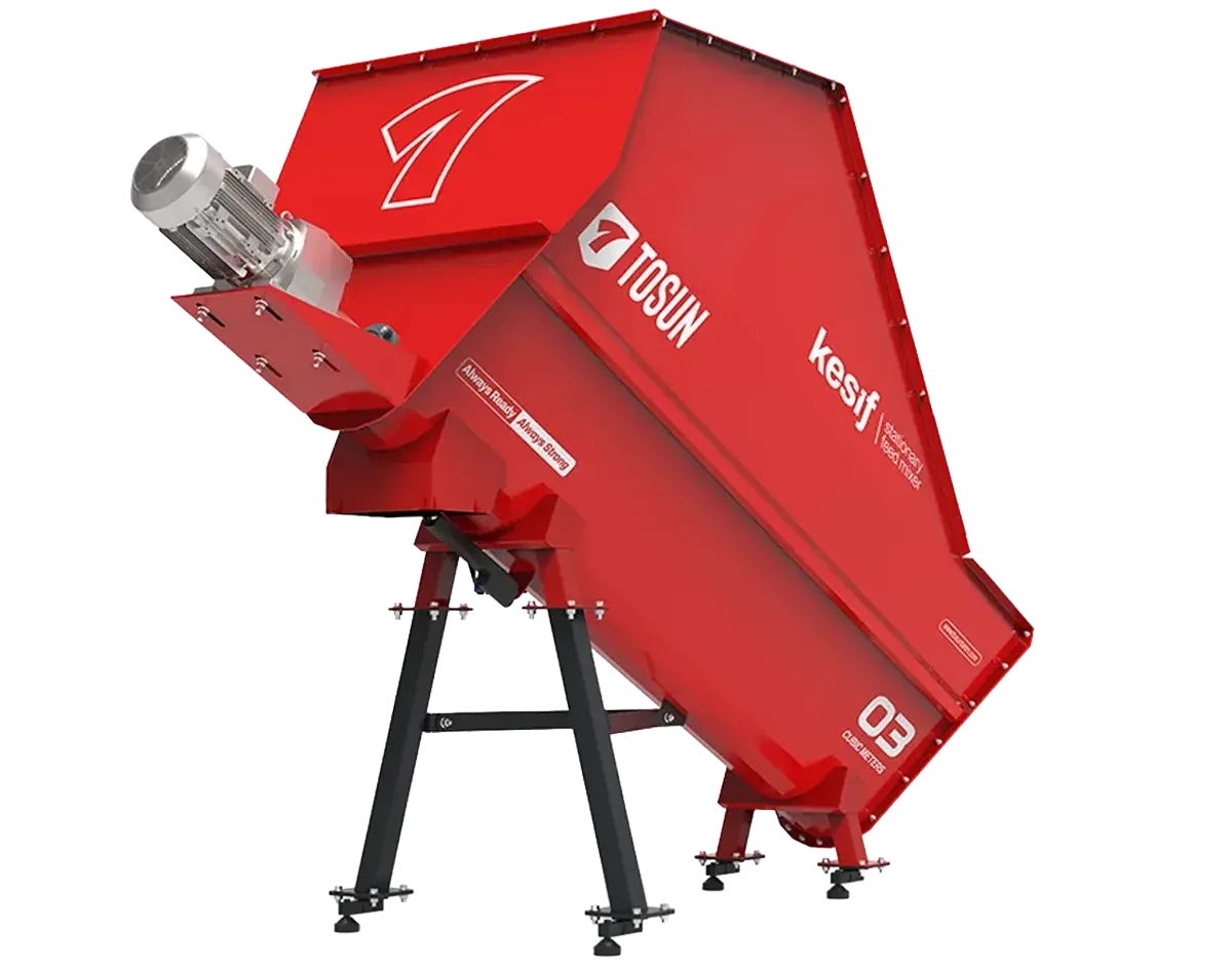 Kesif Sabit Helezonlu Yem Karma Makinesi