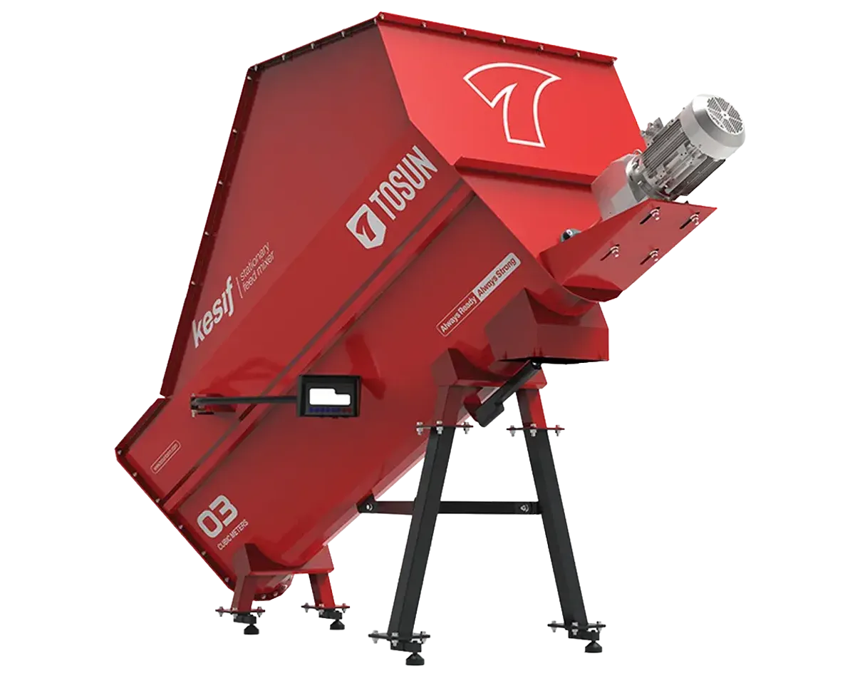 Kesif Sabit Helezonlu Yem Karma Makinesi